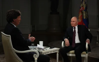 Vladimir Poutine face à Tucker Carlson, un tournant